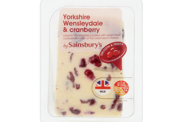 Sainsbury's Wensleydale with Cranberries Sainsbury's Wensleydale with Cranberries