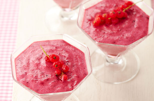 Light berry mousse Light berry mousse