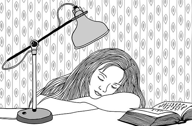 Sleeping woman