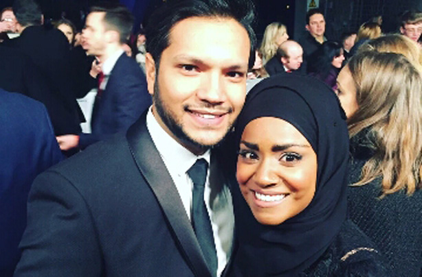 #NadiyaBakes - Nadiya with husband Abdal at NTAs