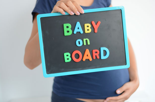 Early signs and symptoms of pregnancy, pregnant