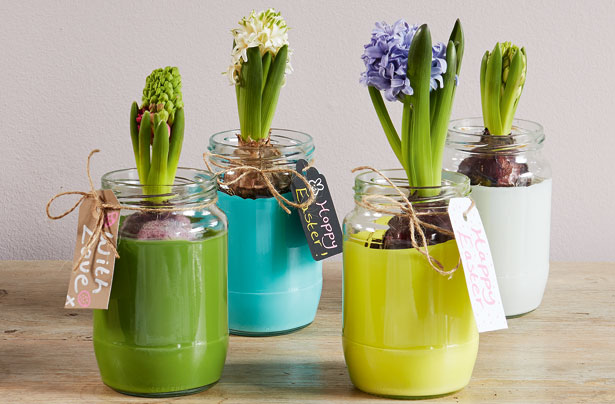 Easter craft plant pots
