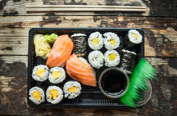 Diet traps sushi