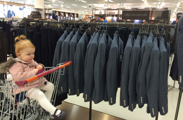 Tantrums in shops