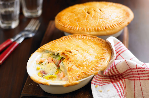 Fish pie with bacon Fish pie with bacon