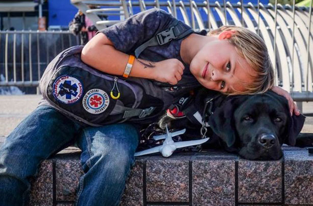 Jedi the dog saves diabetes Luke