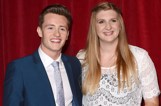 Rebecca Adlington and Harry Needs