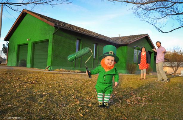 baby leprechaun that dad blog