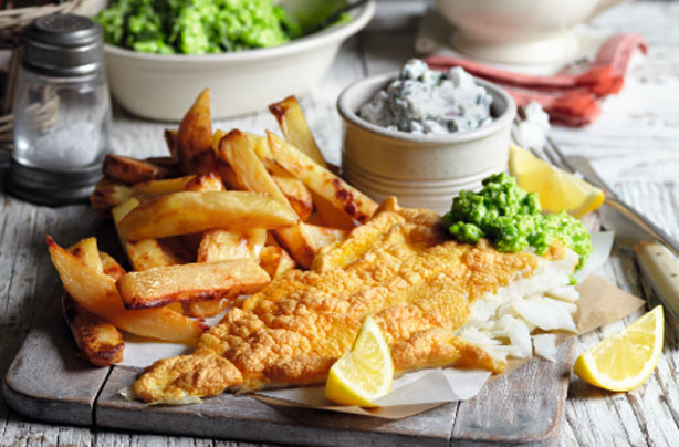 Slimming World fish and chips