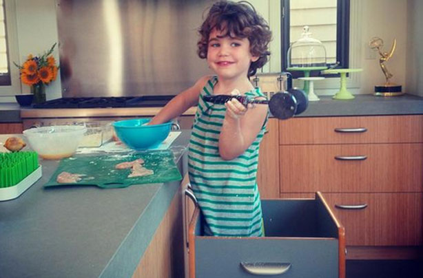 Mum invents Fun Pod to keep children safe in the kitchen