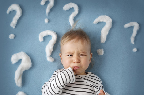 The best age to have a baby, baby, question marks, baby boy