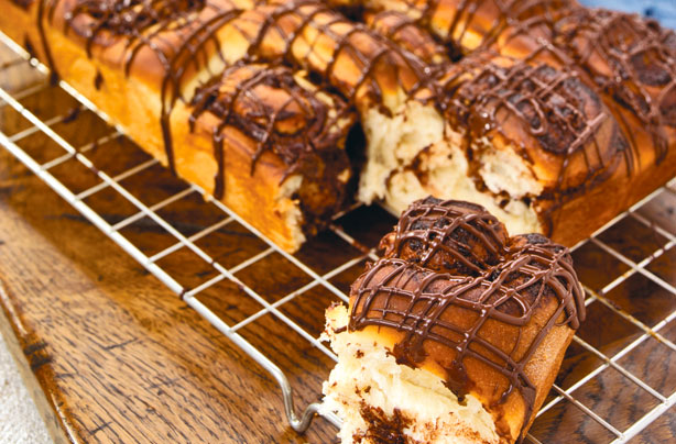 Chocolate Chelsea buns Chocolate Chelsea buns