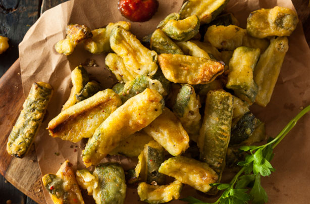 Crispy courgette fries recipe