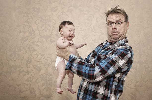 Father, dad, new baby, parenting