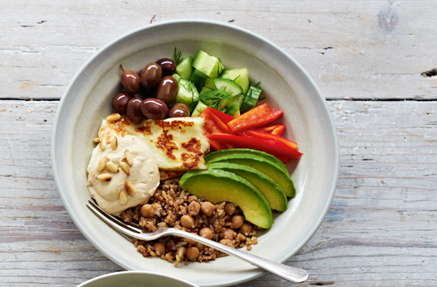 Greek grain salad Greek grain salad