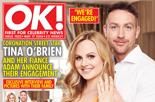 Tina O'Brien and Adam Crofts