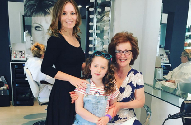 Geri Halliwell and Bluebell