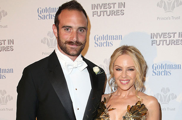 Kylie Minogue and Joshua Sasse