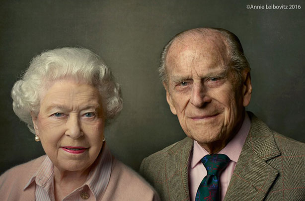 Queen Elizabeth II and Prince Phillip, Annie Leibovitz portrait