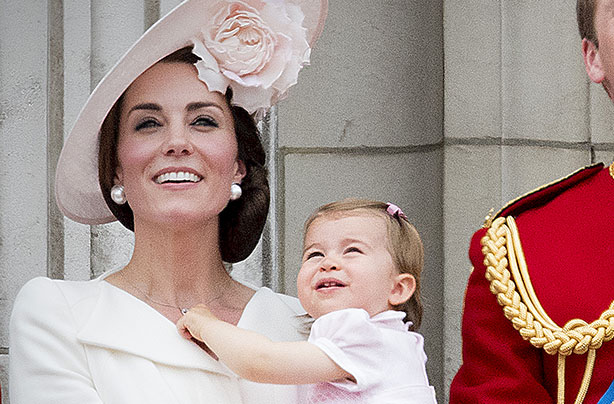 Princess Charlotte makes her balcony debut for the Queen's 90th birthday Princess Charlotte makes her balcony debut for the Queen's 90th birthday