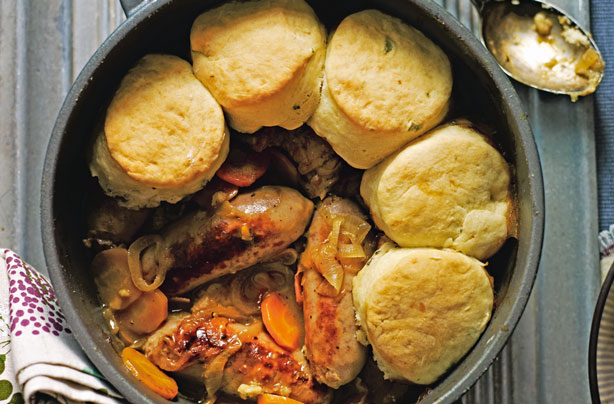 Sausage cobbler recipe
