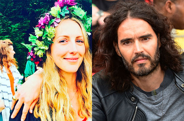 Russell Brand and Laura Gallacher