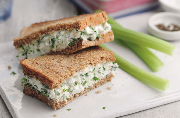 Slimming World's cheese and onion sandwich