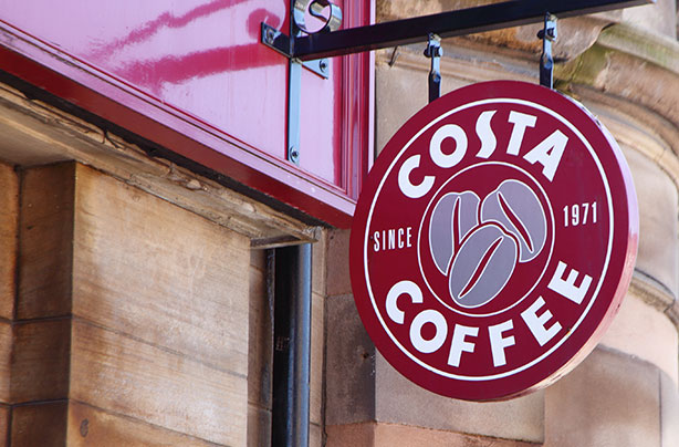 Costa coffee shop