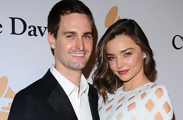 Miranda Kerr and Evan Spiegel