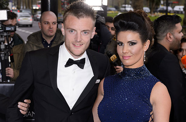 Jamie Vardy and Rebekah Vardy