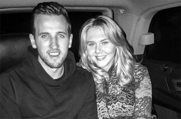 Harry Kane and Kate Goodland