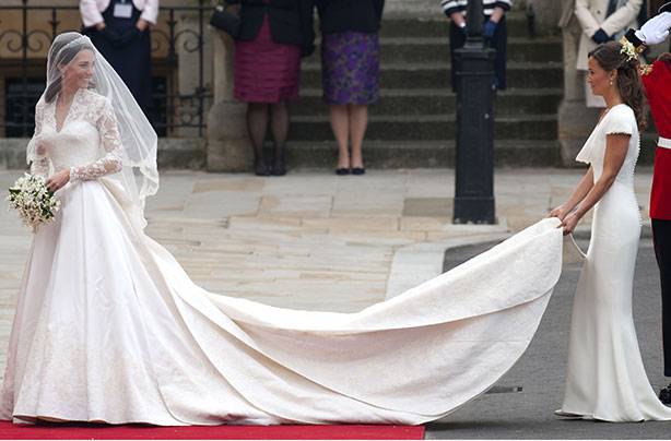Pippa as bridesmaid