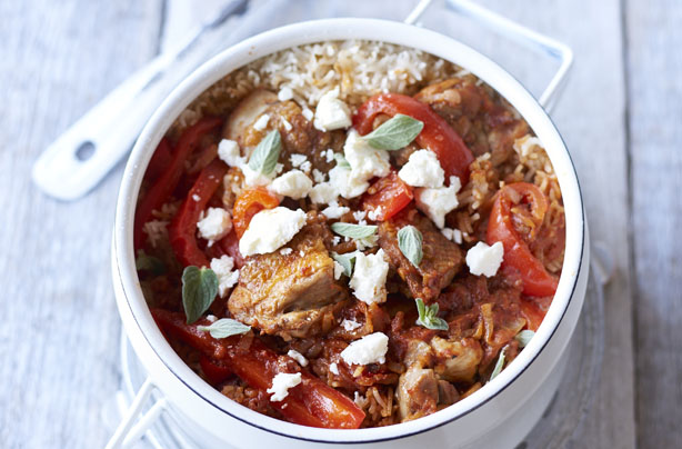One-pot Spanish chicken and rice