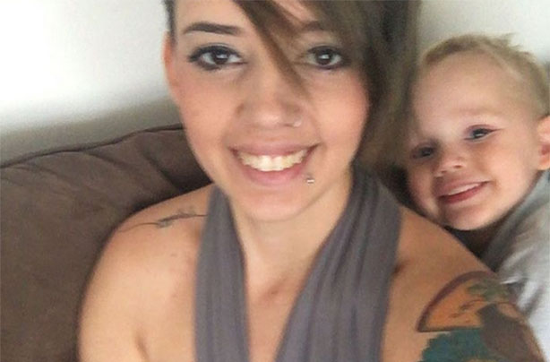 Lacey breastfeeding