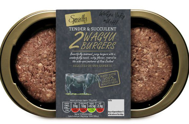 Wagyu burgers Aldi