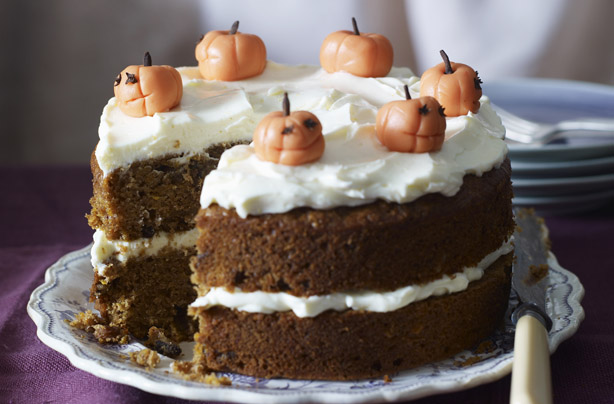 Halloween pumpkin cake recipe goodtoknow