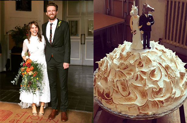 Iain Bake Off wedding