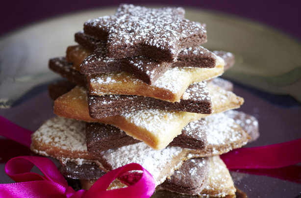 Shortbread star tree Shortbread star tree