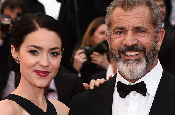 Mel Gibson and Rosalind Ross