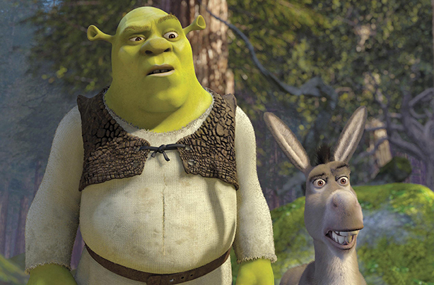 kids film book shrek