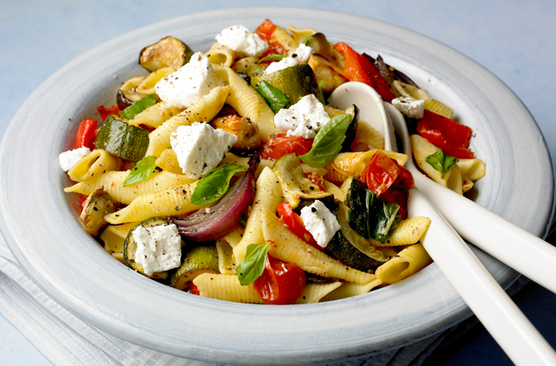 Roasted ratatouille pasta