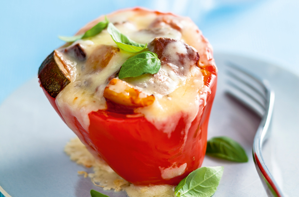 Ratatouille stuffed peppers