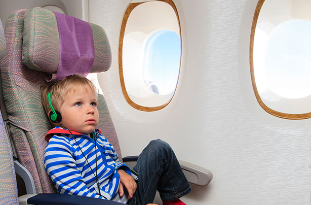 Child free zones on planes