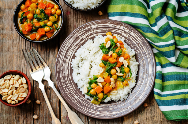 Quick chickpea and sweet potato curry Quick chickpea and sweet potato curry