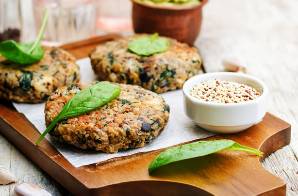 Chickpea burgers Chickpea burgers