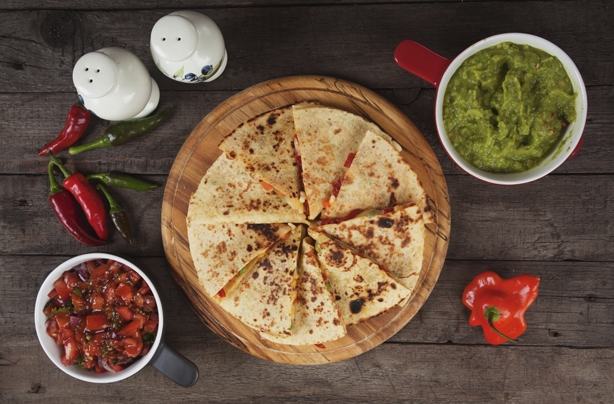 Vegetarian quesadillas