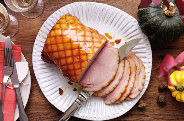 Thanksgiving mustard ham