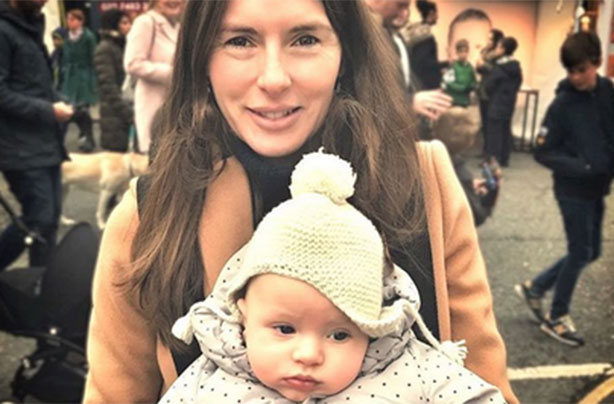 Jamie Oliver sparks debate with picture of Jools carrying baby River in a front-facing carrier - goodtoknow