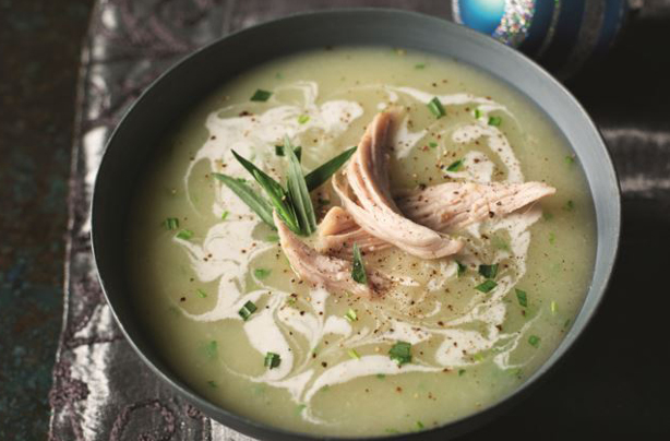 Slimming World chicken tarragon and lemon soup