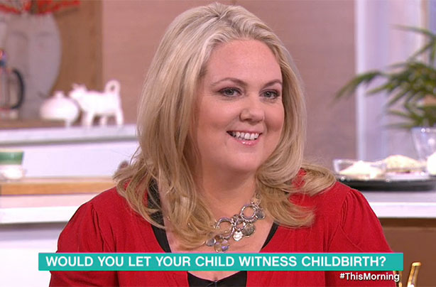 Mum let her daughter watch her give birth